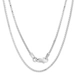 Box Chain - 1.5 mm width - Sterling Silver